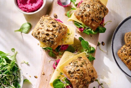 Kleurrijke Pompoenpit Broodjes